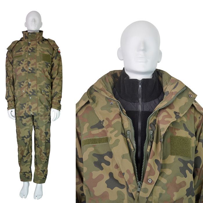 ubranie ochronne goretex 128/mon komplet nowy m/xs