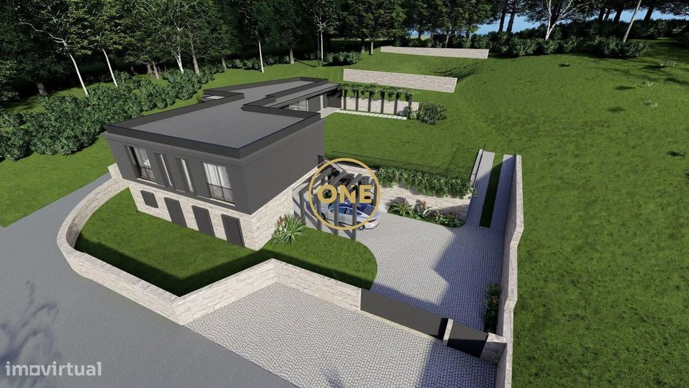 Moradia Individual, nova, arquitetura moderna, terreno com 1670m2