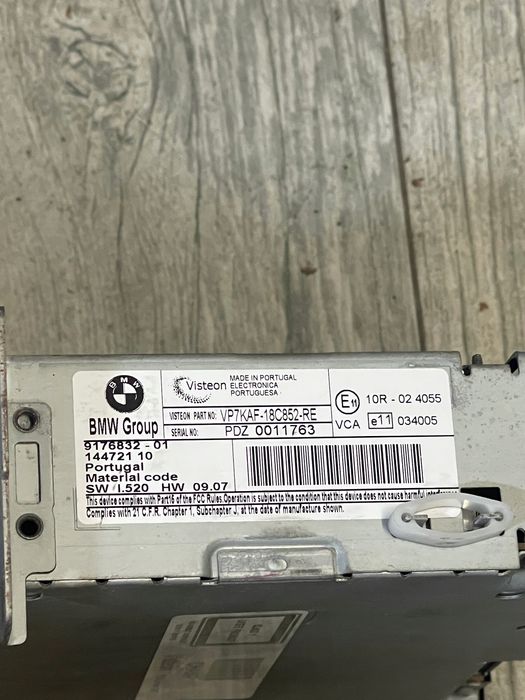 moduł czytnik cd nawi bmw e60 e61 e63 9176832