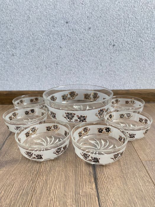 Розкішний італійський набір Windrose (7 шт) — Вінтаж, Сатинове скло
