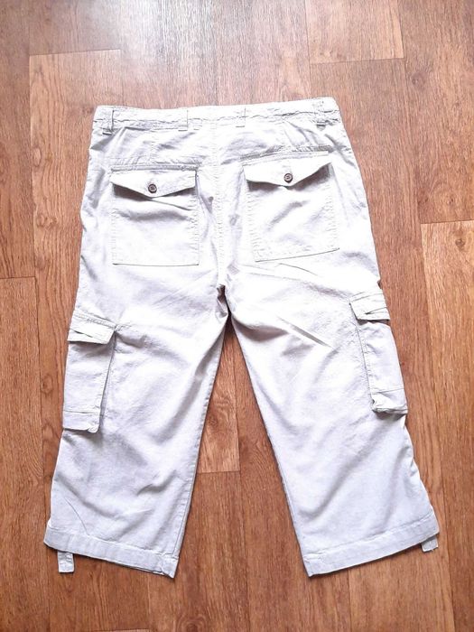 Шорты бриджи льняные primark w32" m, s eur40 англия лен 100%