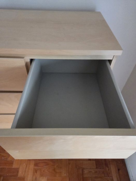 Cómoda MALM c/ 6 gavetas