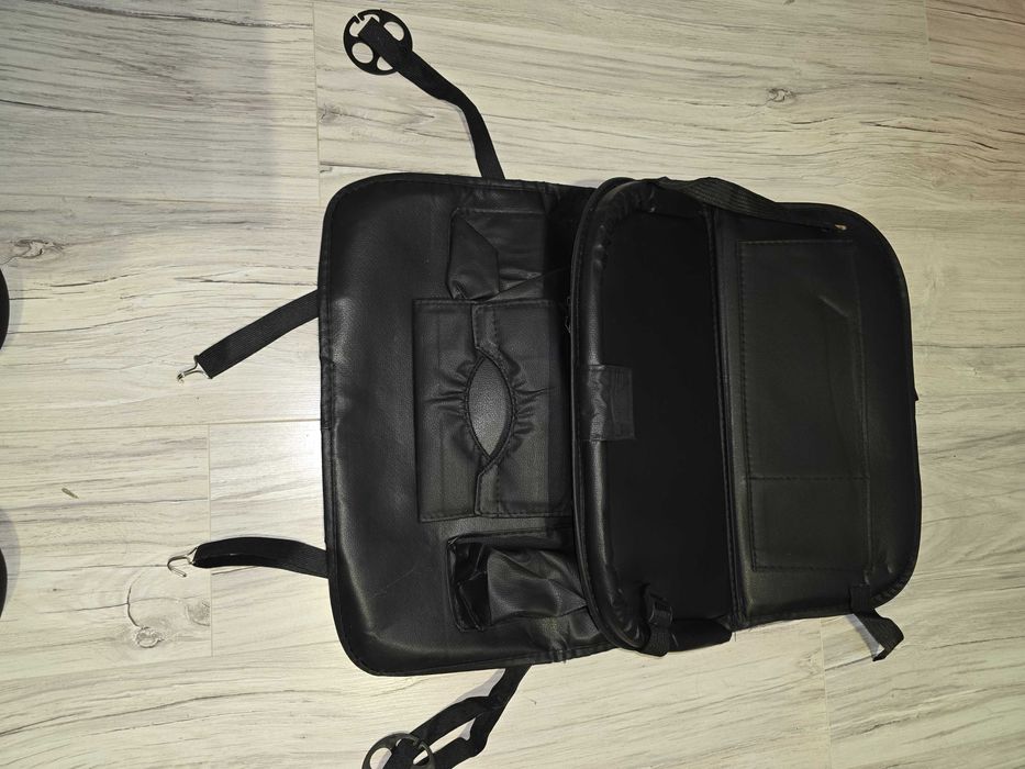 Skajkowy organizer na siedzenie do samochodu