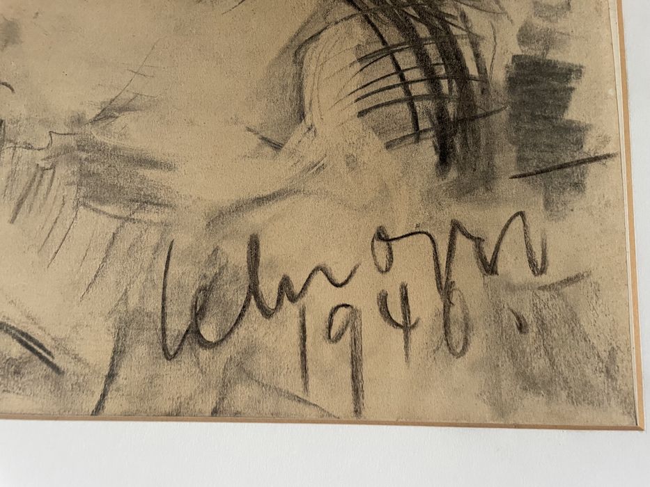 Oryginalny rysunkek z 1940 roku 106/95 A. Lehmann