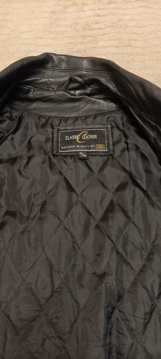 Кожаная куртка пиджак женская