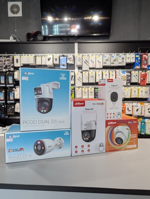 Встановлення відеонагляду,  монтаж WiFi камер IP Dahua Imou Hikvision