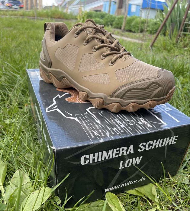 Кросівки тактичні CHIMERA LOW Dark Coyote. Black Mil-Tec Германия