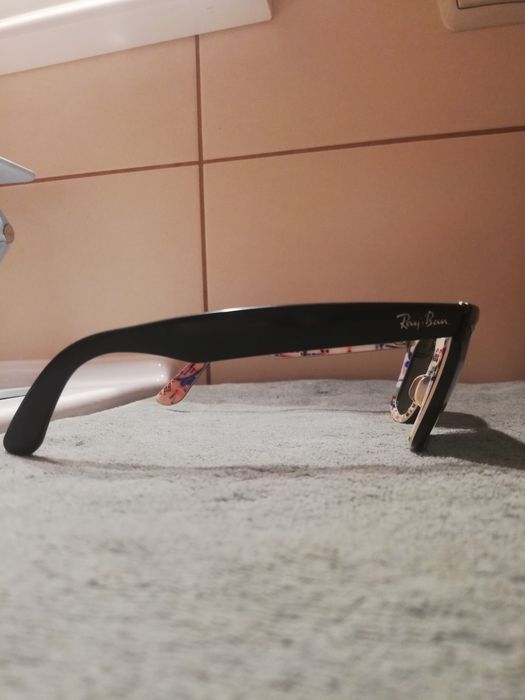Okulary Ray ban w pokrowcu Emporio armani