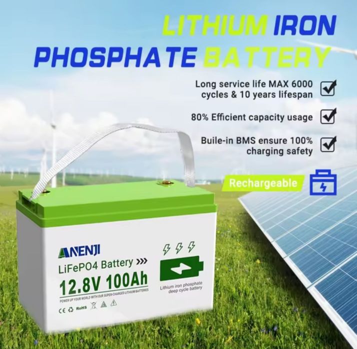 Акумулятор LifePO4 Ekpaowe 12v 100Ah