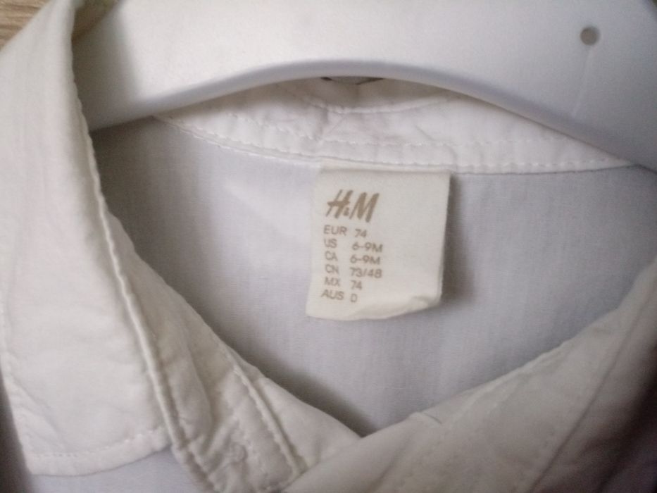 Elegancki zestaw h&m, koszula, sweter