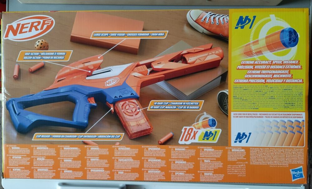 NERF N-Series Wyrzutnia Pinpoint Blaster + strzałki
