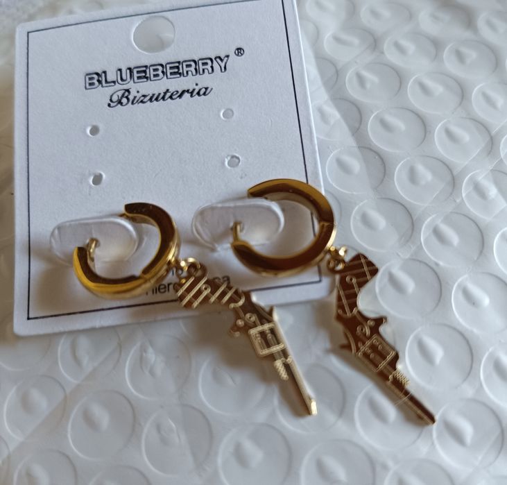 Kolczyki Blueberry nowe