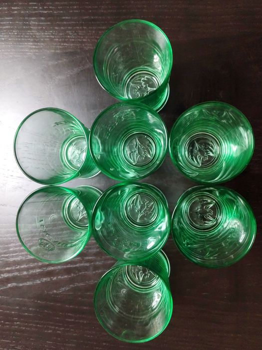 Lote de 8 Copos de Vidro - Bacardi (Novos)