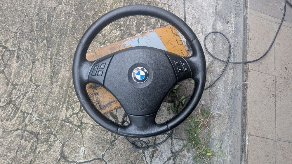 Kierownica multi funkcyjna skórzana BMW E90/91 E60/61