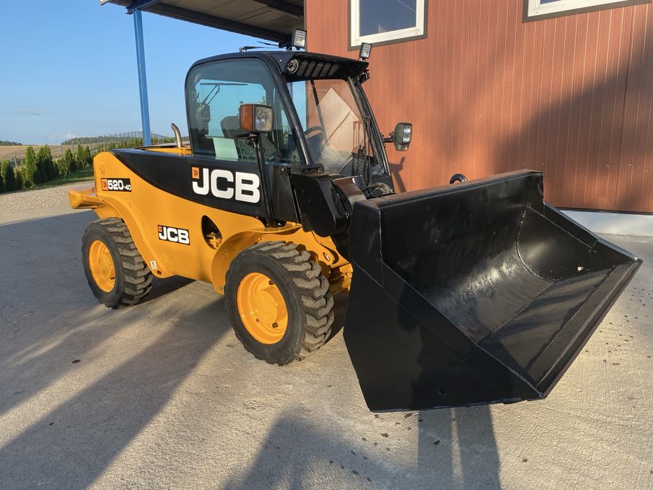 ŁADOWARKA JCB 520-40 TELESKOP ŁYŻKA WIDŁY Opony 90% ładny stan Manitou wiedeman schaffer o&k claas