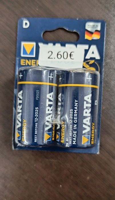 Pilhas Varta D "grandes"