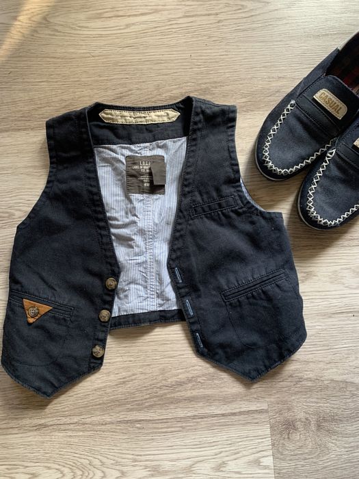 Джинсовая жилетка H&M