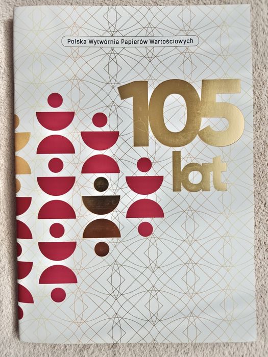 Folder 105 lat PWPW -komplet, stan gabinetowy.