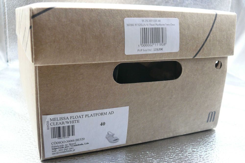 Sandalias Melissa, Plantaforma