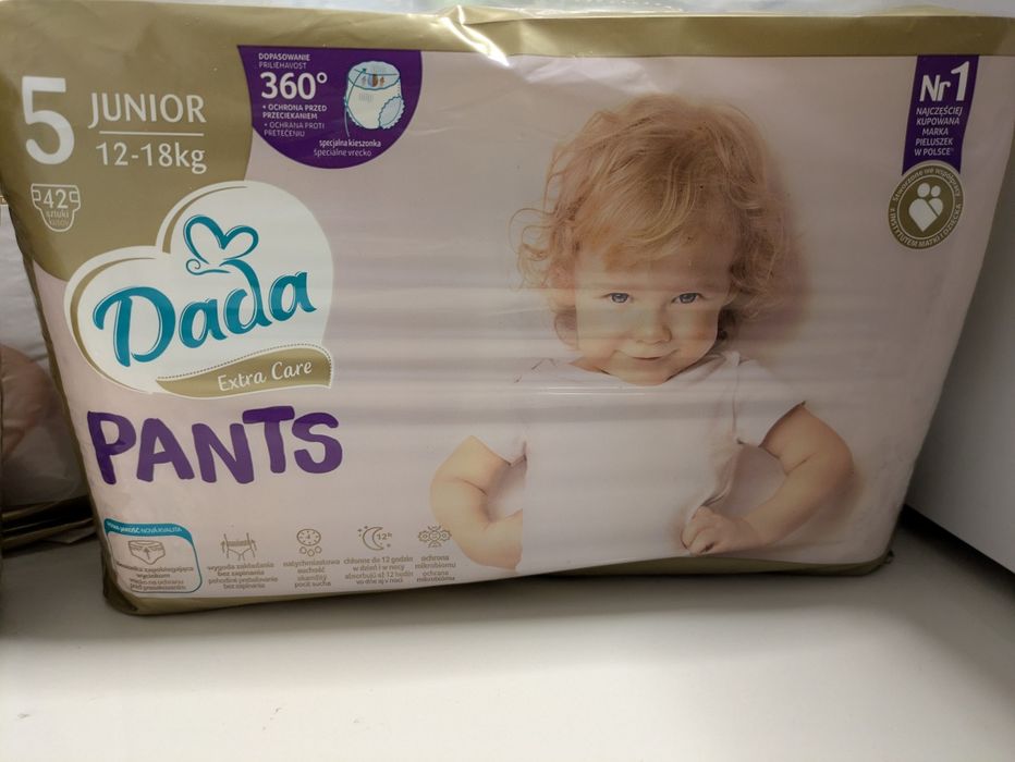 Pampersy DADA Extra CARE 5 12-18 KG 42 SZT JUNIOR PANTS