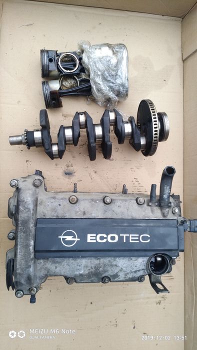 Гбц коленвал Опель Астра G Корса С 1.2 1.4  16кл