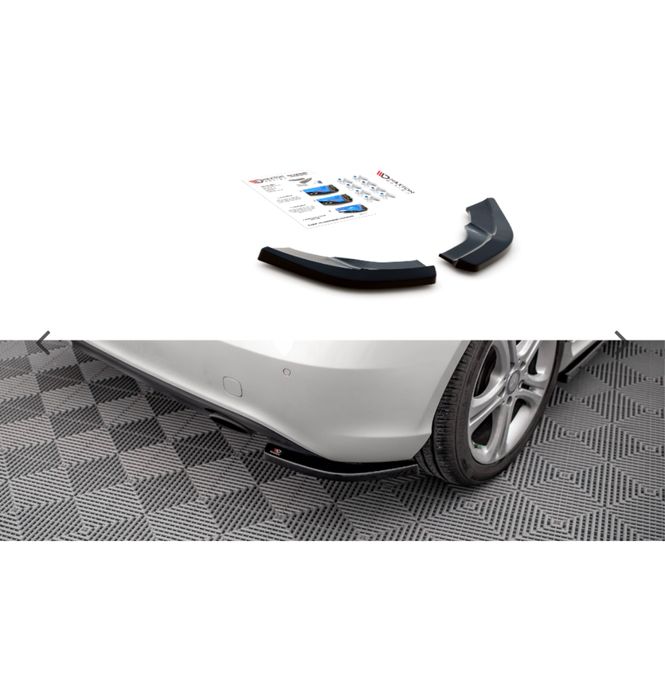 Maxton A45 W176 Rear Side Splitters V.2