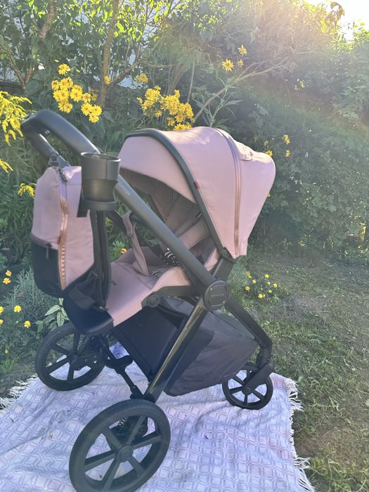 Коляска 2в1 Carrello Omega Plus 2025 року, Galaxy Pink