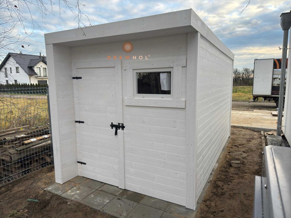 domek narzedziowy / nowoczesny / plaski dach / domek / domki /schowek