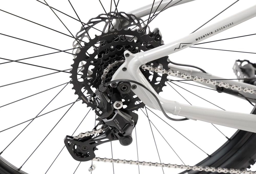 NOWY Rower Elektryczny Roz L Romet E-Mustang 1.0 bateria 725Wh Szary