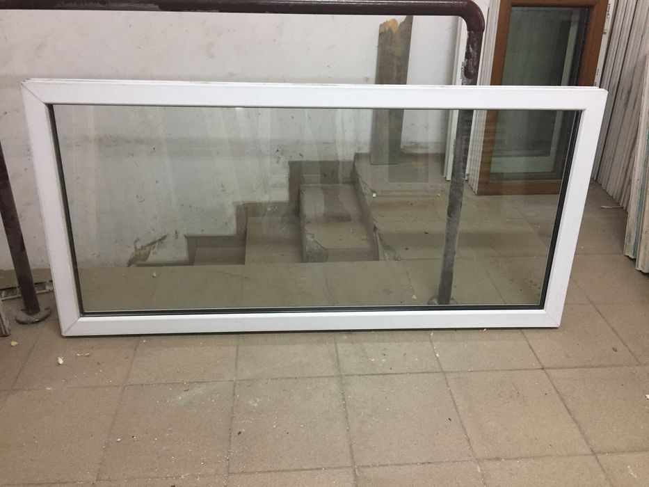 Okno,Okna,Fix,Używane,z Demontażu PCV 127x77