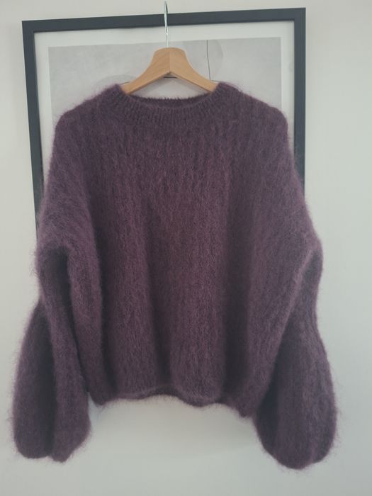 Cxl sweter kid moher rozkloszowane rekawy