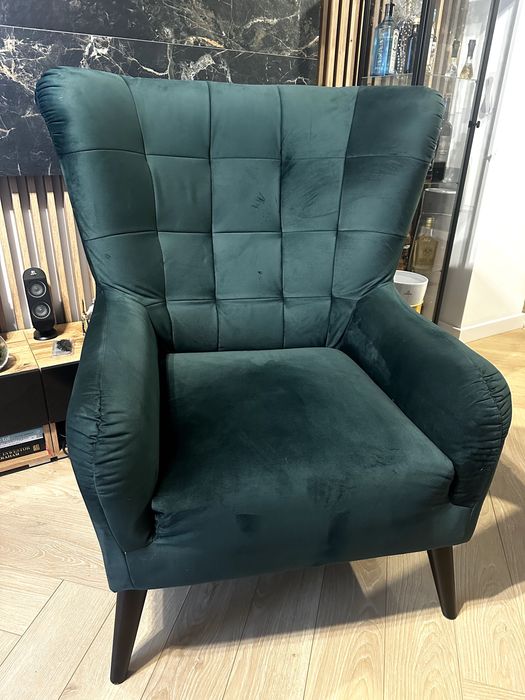 Fotel Casey Black Red White