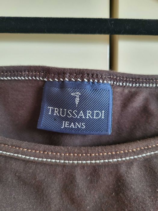 Top Castanho com Bordado - Trussardi