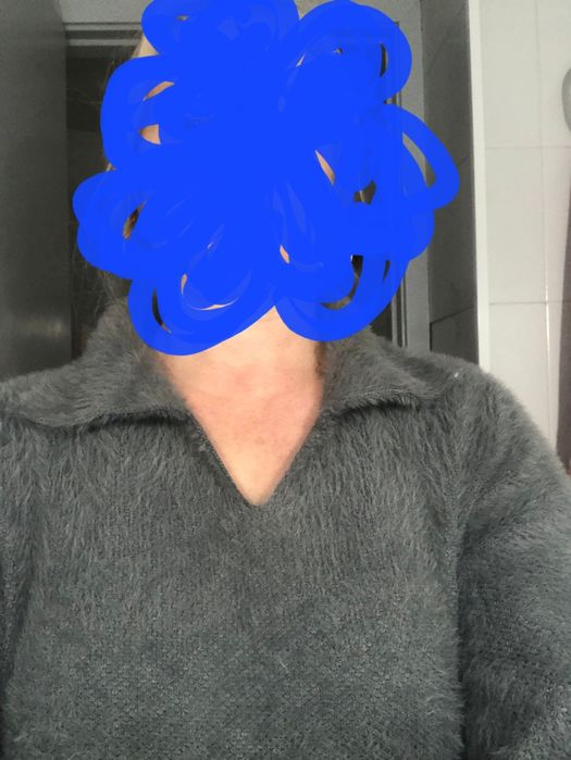 Красивое теплое пушистые платье