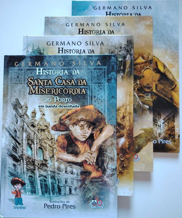 The History of the Santa Casa da Misericórdia do Porto in Comics — 4 Volumes