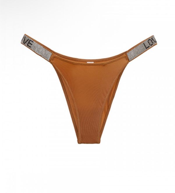 Гладкі трусики бразиліани зі стразами | Преміум якість‼️