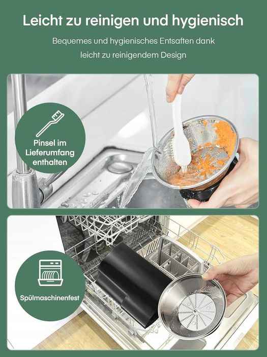 Wyciskarka wolnoobrotowa pionowa JUILIST AMR526 800 W