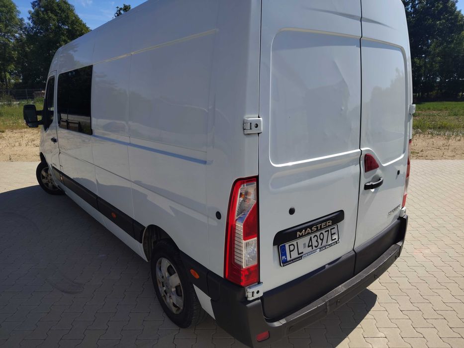 RENAULT MASTER 3 BRYGADÓWKA doka 7os 170 km klima !