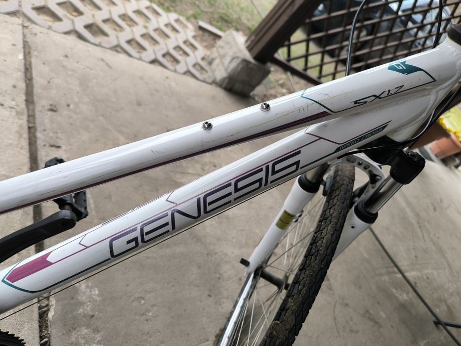 Dwa rowery damski męski Cross MTB białe