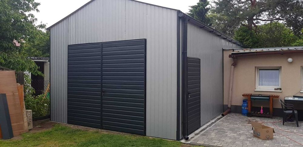 Garaż Blaszany , Garaże Blaszane , Magazyn , Konstrukcje - ESSTAL*