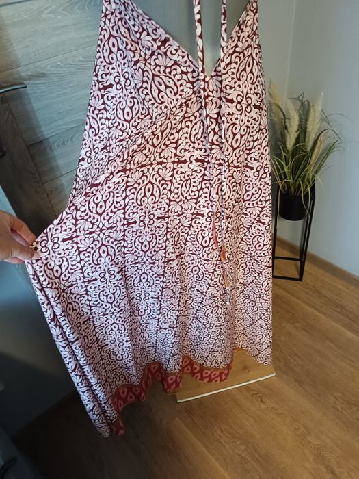 Sukienka maxi w stylu boho Made in Italy