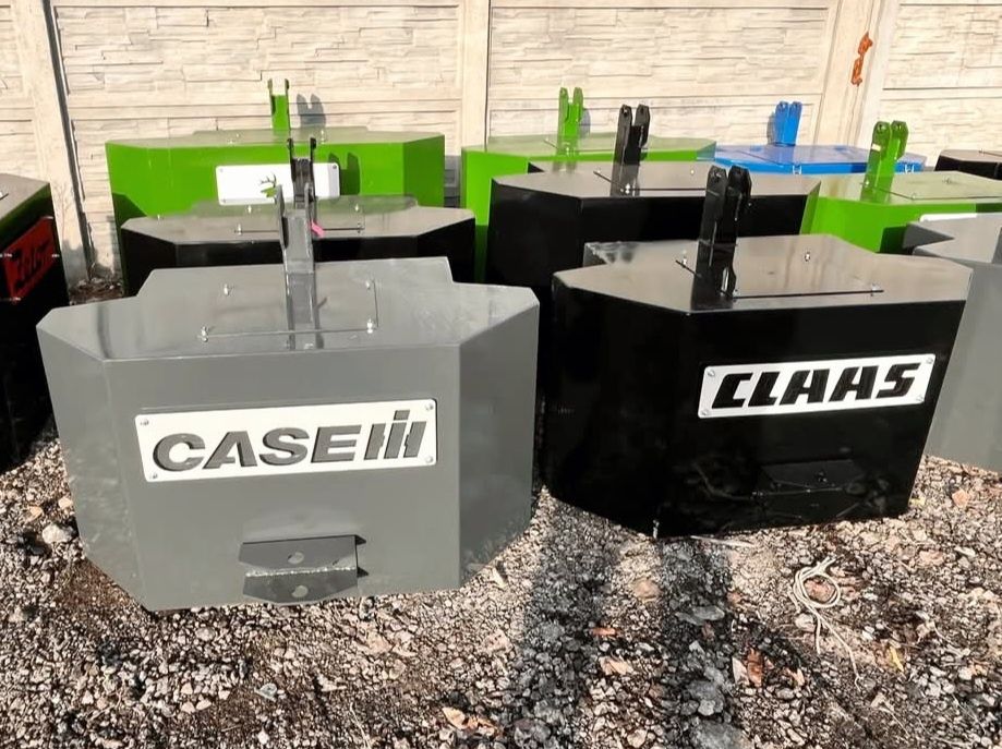 Obciążnik do ciągnika TUZ przód Tył, od 200 do 1500kg  z Logo ciągnika