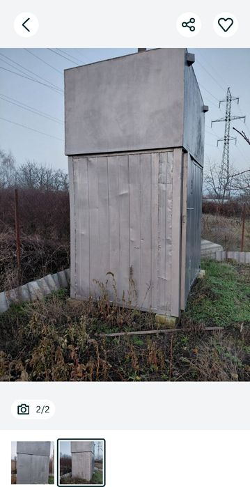 Продам  бак для поливу з приміщенням для інвентарю.