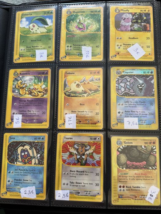 Cartas pokemon antigas