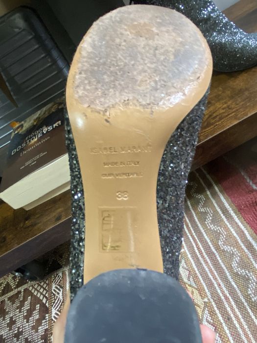 Botas isabel marant glitter 38