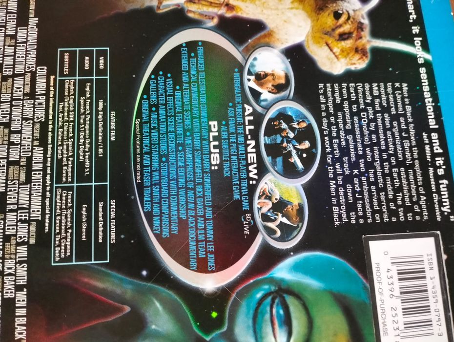 MIB - Men In Black Bluray
