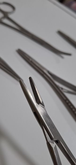 Хірургічний інструмент/голкотримач Матьє/затискач