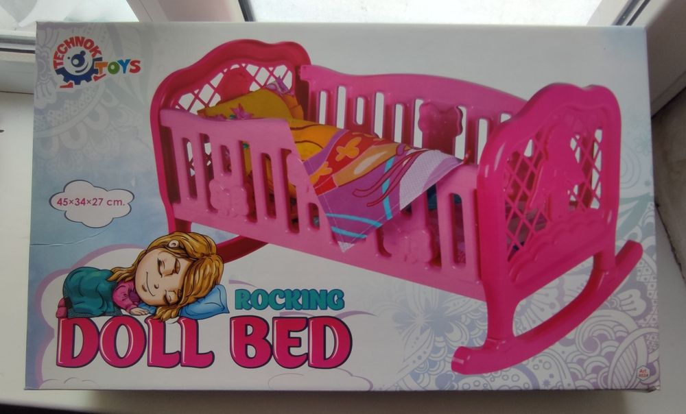 Ліжко (колиска) іграшкове ROCKING DOLL BED.