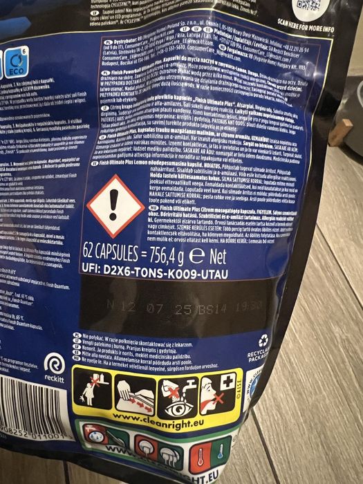 Kapsułki do zmywarki Finish