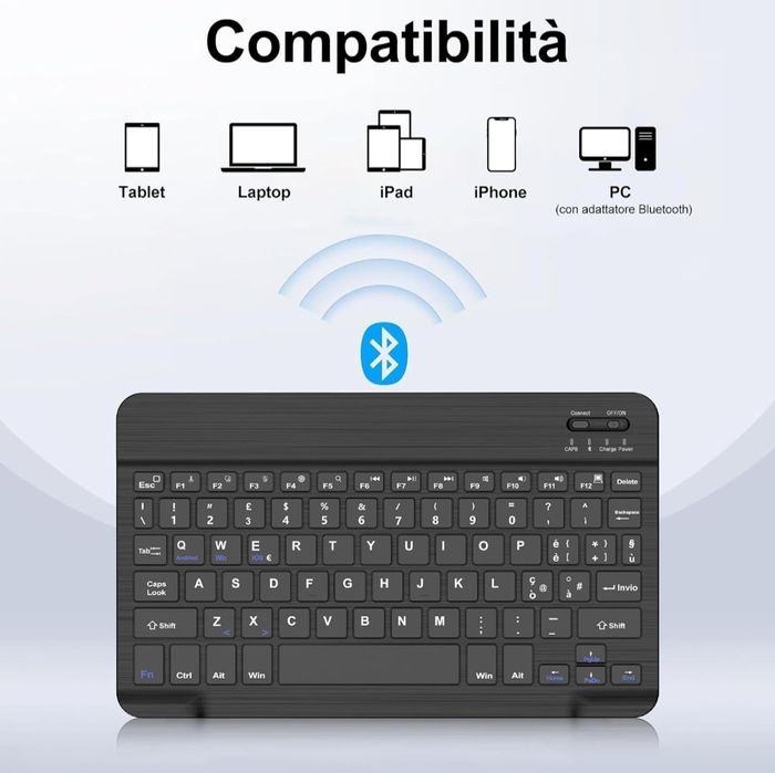 IVEOPPE Klawiatura bezprzewodowa Bluetooth